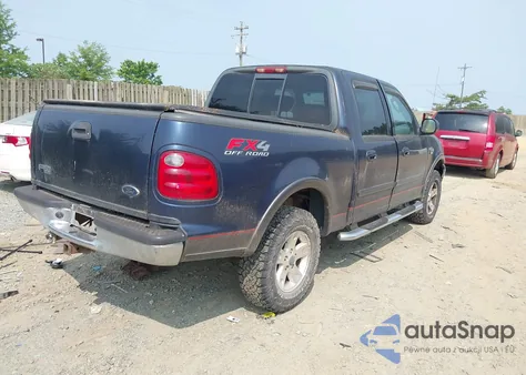 2002 Ford F-150 Lariat/Xlt из США, поврежденный, VIN 1FTRW08L12KD71938